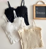 bustier-smocked-back-crop-top-cream-white