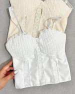 bustier-smocked-back-crop-top-cream-white