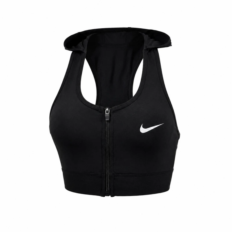خرید نیم‌تنه ورزشی زنانه MB کد ۶۶۷۰۵ | سوتین اسپرت زیپ‌دار طرح Nike | گالری سنجاقک