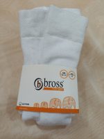 جوراب ش ۱۱ بچگانه نخی برند Bross Kids Tights سایز ۳ تا ۱۱ سال رنگ خاکستری سفید مشکی گالری سنجاقک